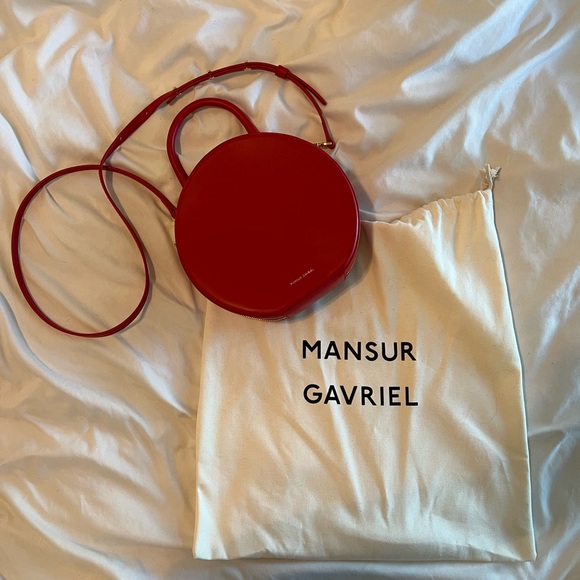 Mansur Gavriel Red Crossbody Bag - Picture 2 of 5